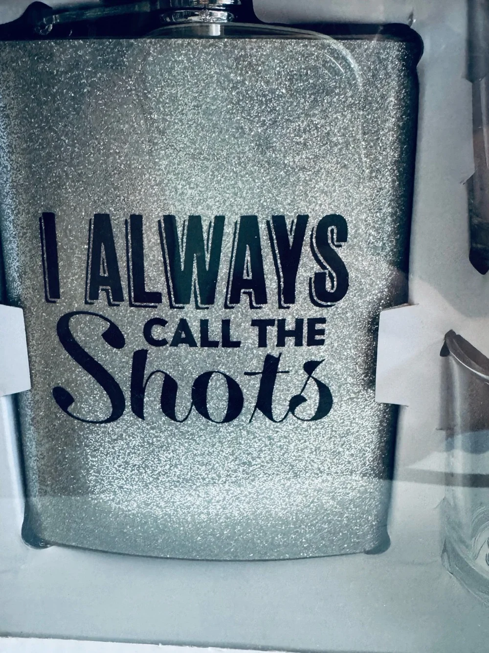 BKLYN Steel Co. Stainless Steel Hip Flask & Shot Glass Set - Silver
